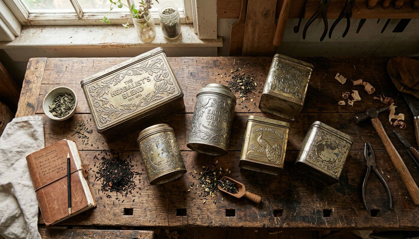 Les secrets de fabrication des thés en boîte métallique